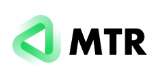 MTR logo in black and green